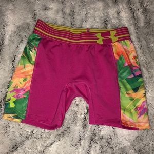 multi colored under aumour spandex